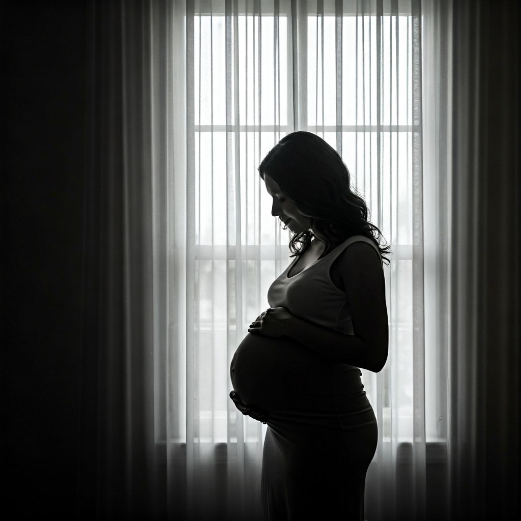 Silhouette maternité