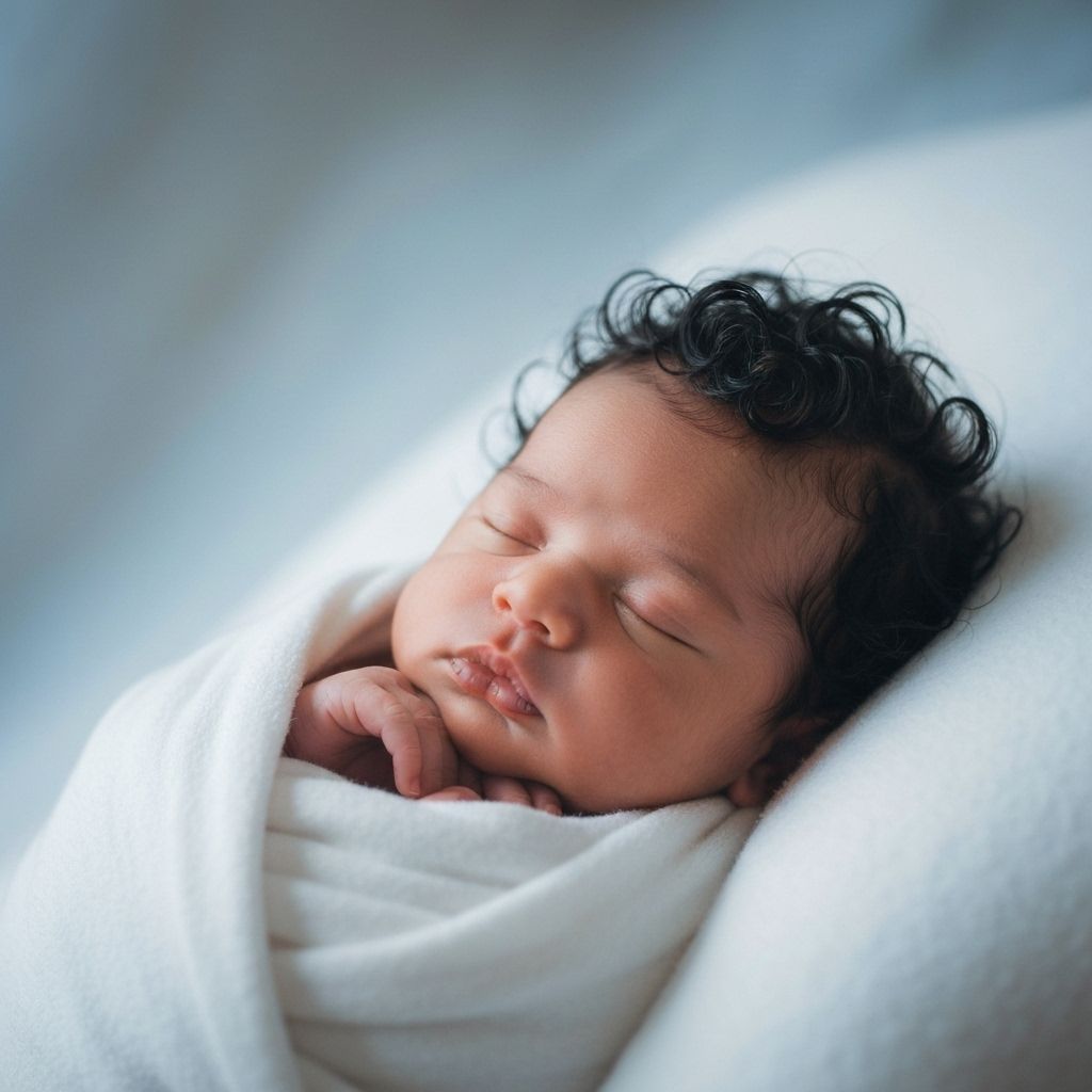 Nouveau-né endormi